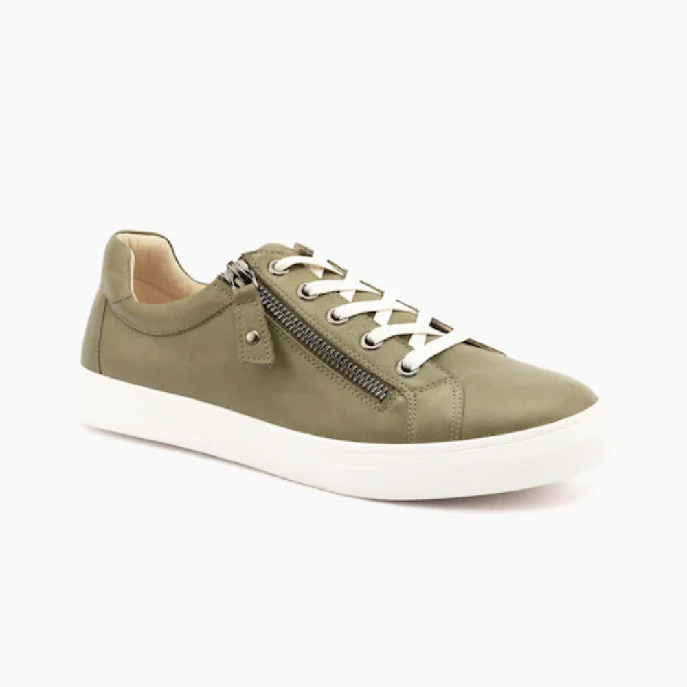 Klouds Women's Cara Plain Light Khaki Natural Fit Footwear