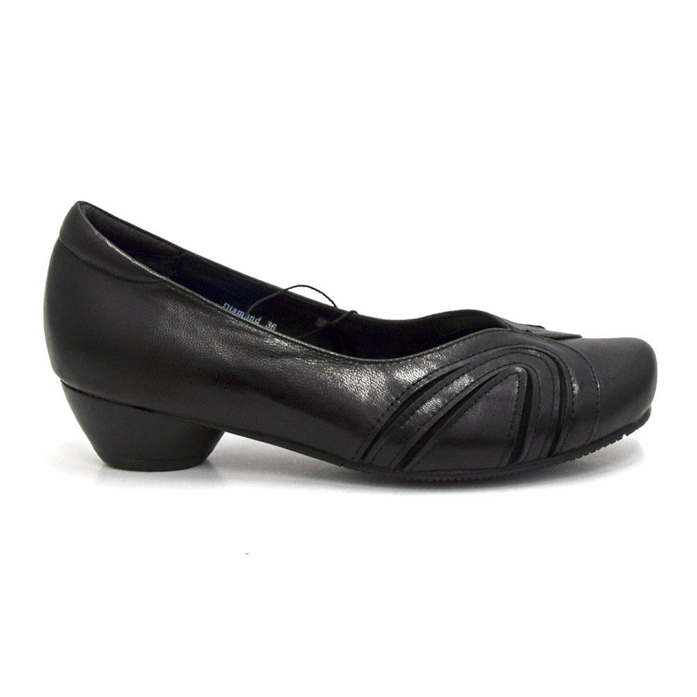 Klouds Women's Diamond Black Natural Fit Footwear