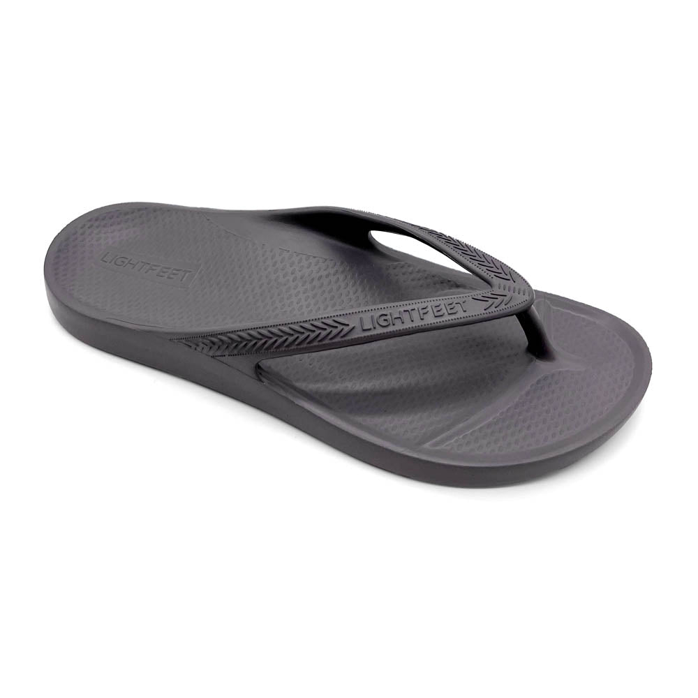 Lightfeet Revive Arch Support Thong Coastal Grey Natural Fit Footwear