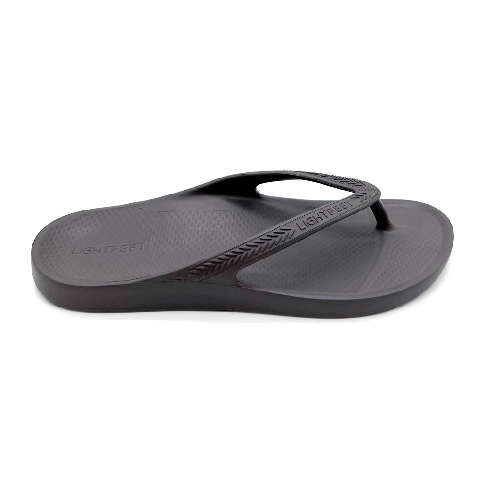 Lightfeet Revive Arch Support Thong Coastal Grey Natural Fit Footwear