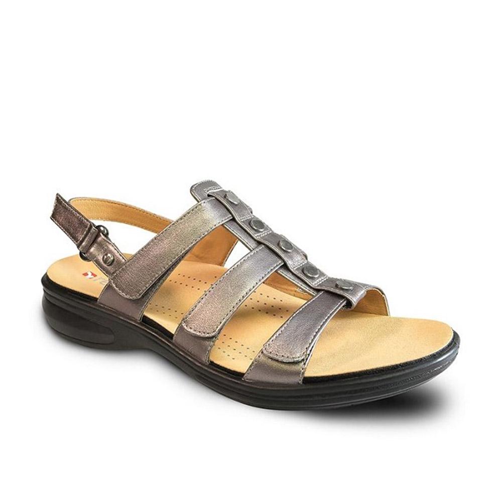 Revere Women's Toledo Gunmetal Natural Fit Footwear
