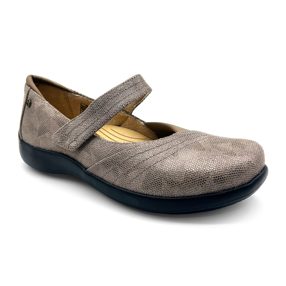 Revere Women's Timaru Wide Champagne Angle Natural Fit Footwear