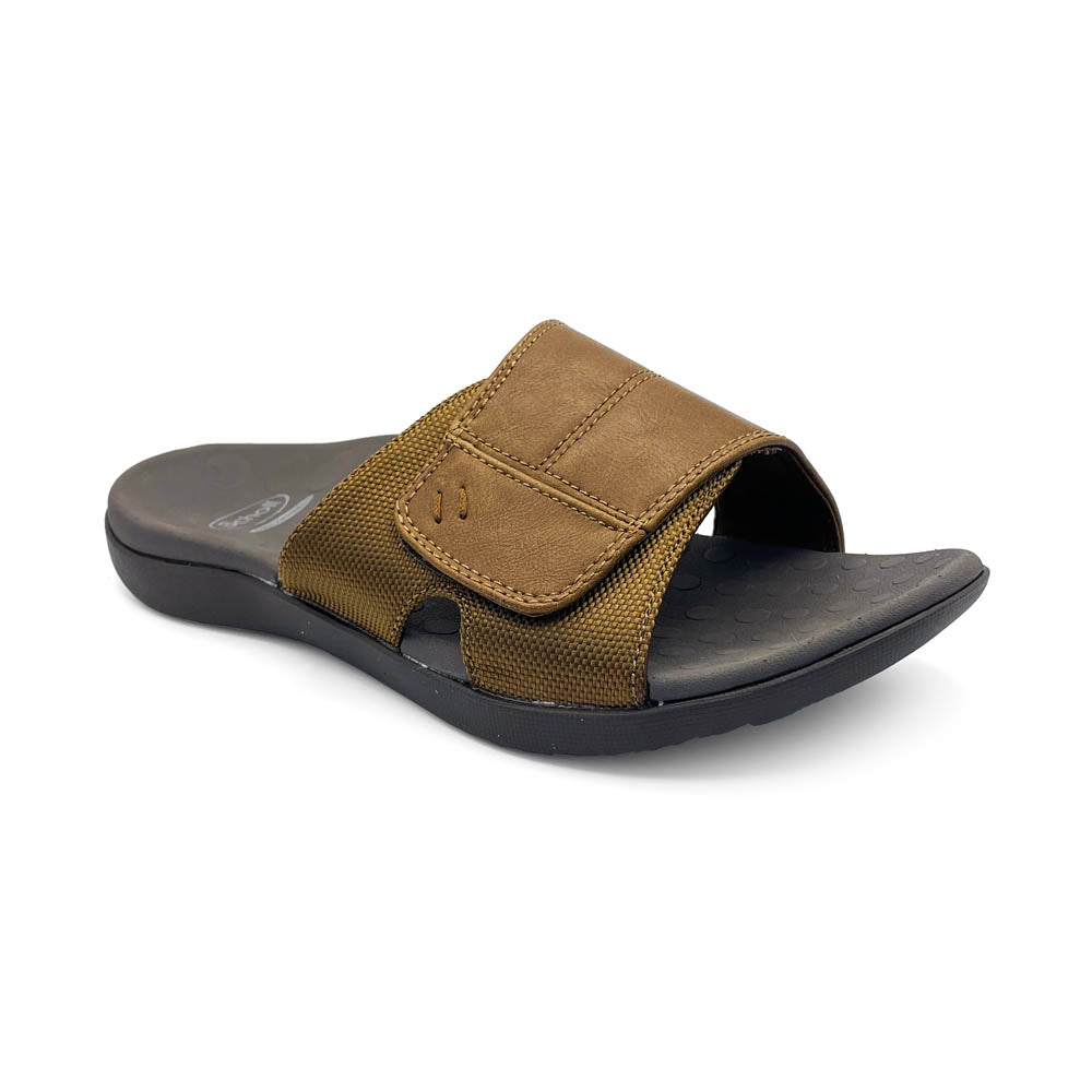 Scholl Orthaheel Men's Cable Brown Natural Fit Footwear
