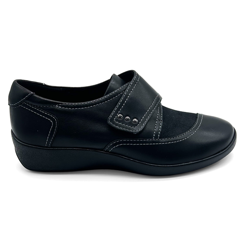 Scholl Orthaheel Women's Karley Black Natural Fit Footwear