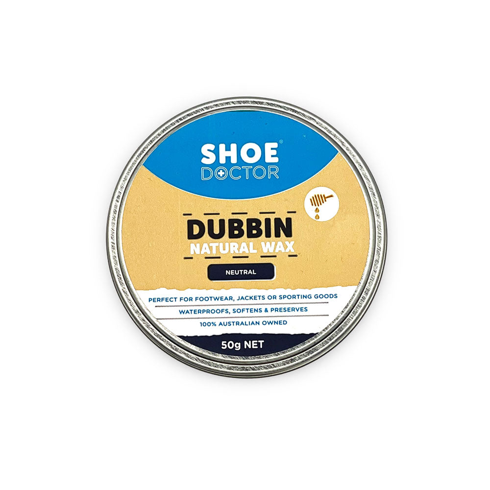 Shoe Doctor Dubbin 50g Tin Neutral Natural Fit Footwear