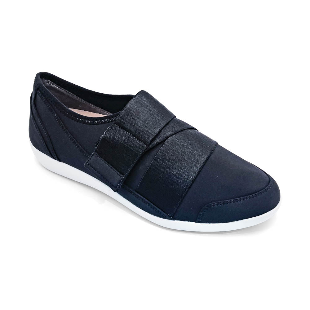 Ziera Women's Urban FF-ZR Black White Natural Fit Footwear