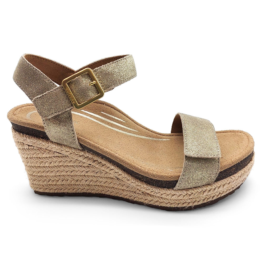Aetrex Women's Sydney Champaigne Natural Fit Footwear