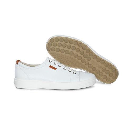 ECCO Women's Soft 7 White Droid Natural Fit Footwear