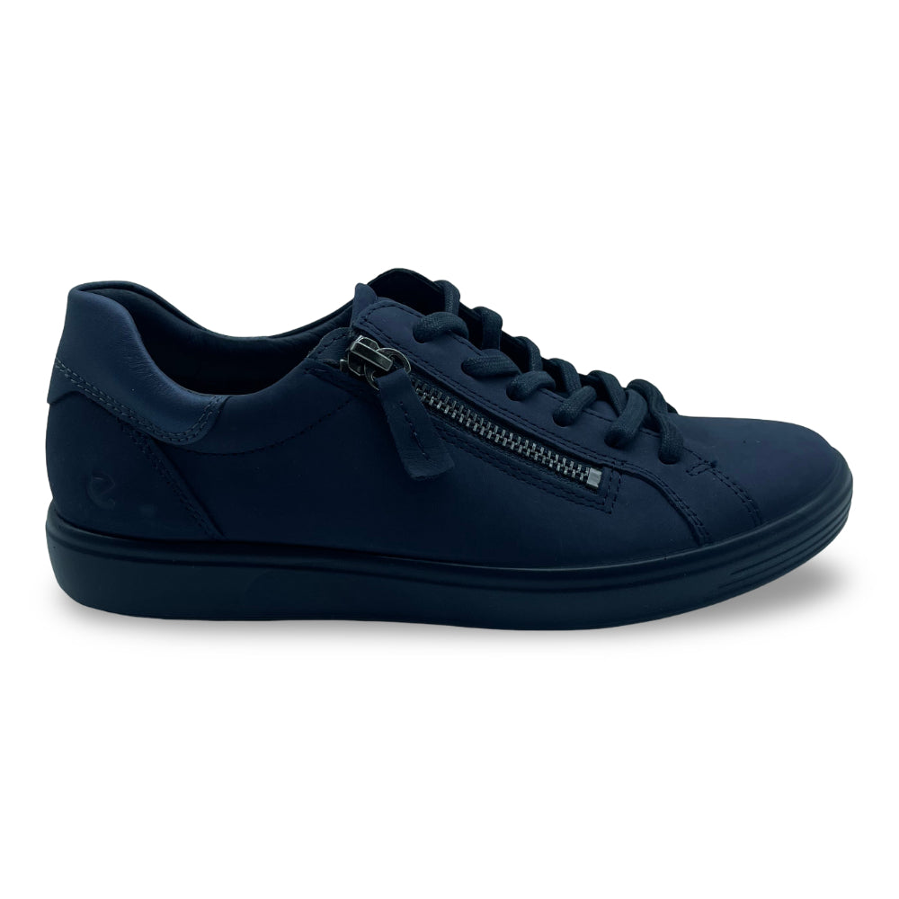 ECCO Women's Soft 7 Zip Marine/Graystone Metallic