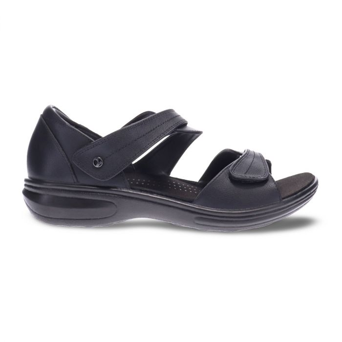 Revere Women's Geneva Black Natural Fit Footwear