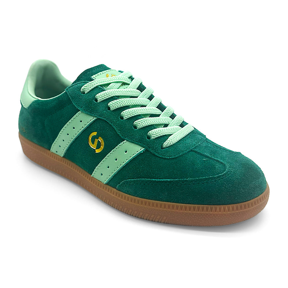 Goodsole Women's 2001 Parallel Green/Mint Suede