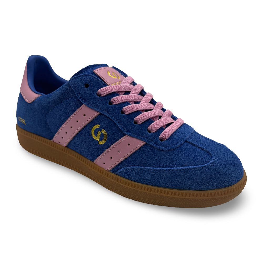 Goodsole Women's 2001 Parallel Cobalt/Pink Suede