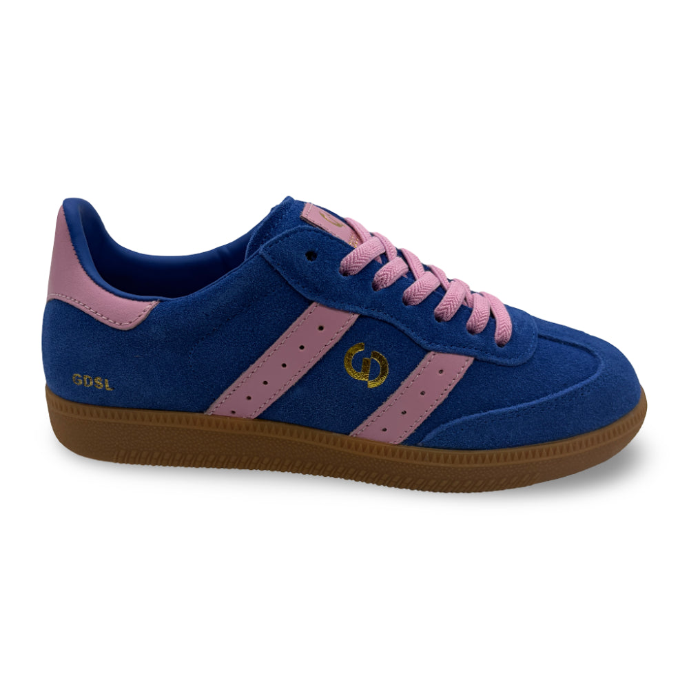 Goodsole Women's 2001 Parallel Cobalt/Pink Suede