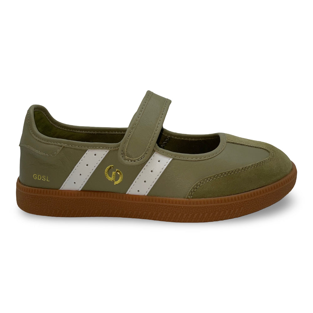 Goodsole Women's 2001 Parlay Green/White Leather