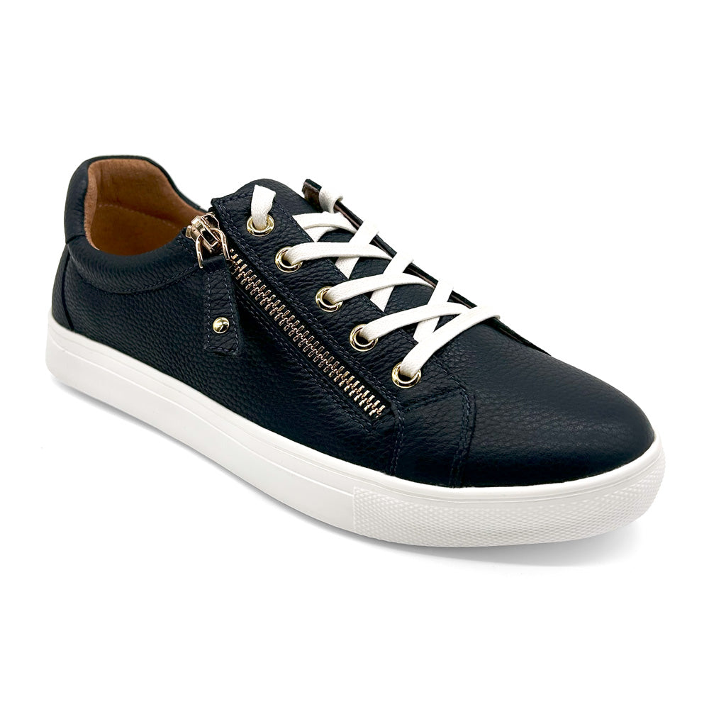 Klouds Women's Cara Pebble Navy Natural Fit Footwear