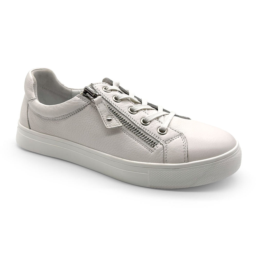 Klouds Women's Cara Pebble White Natural Fit Footwear