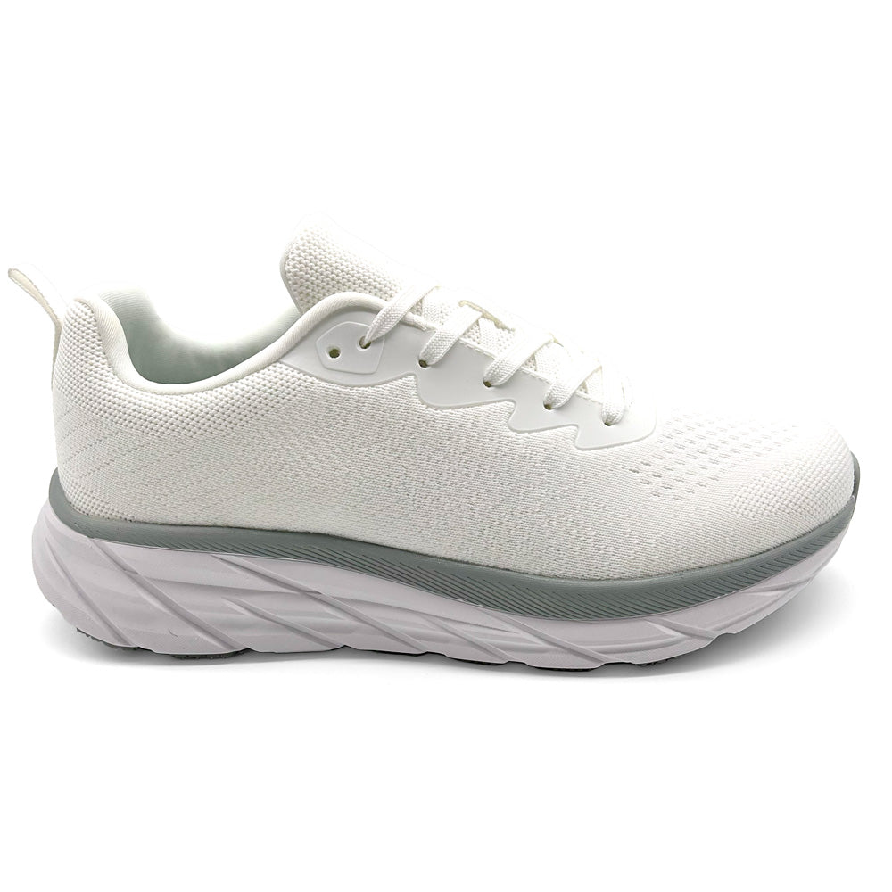 Klouds Women's Kenzie White Natural Fit Footwear