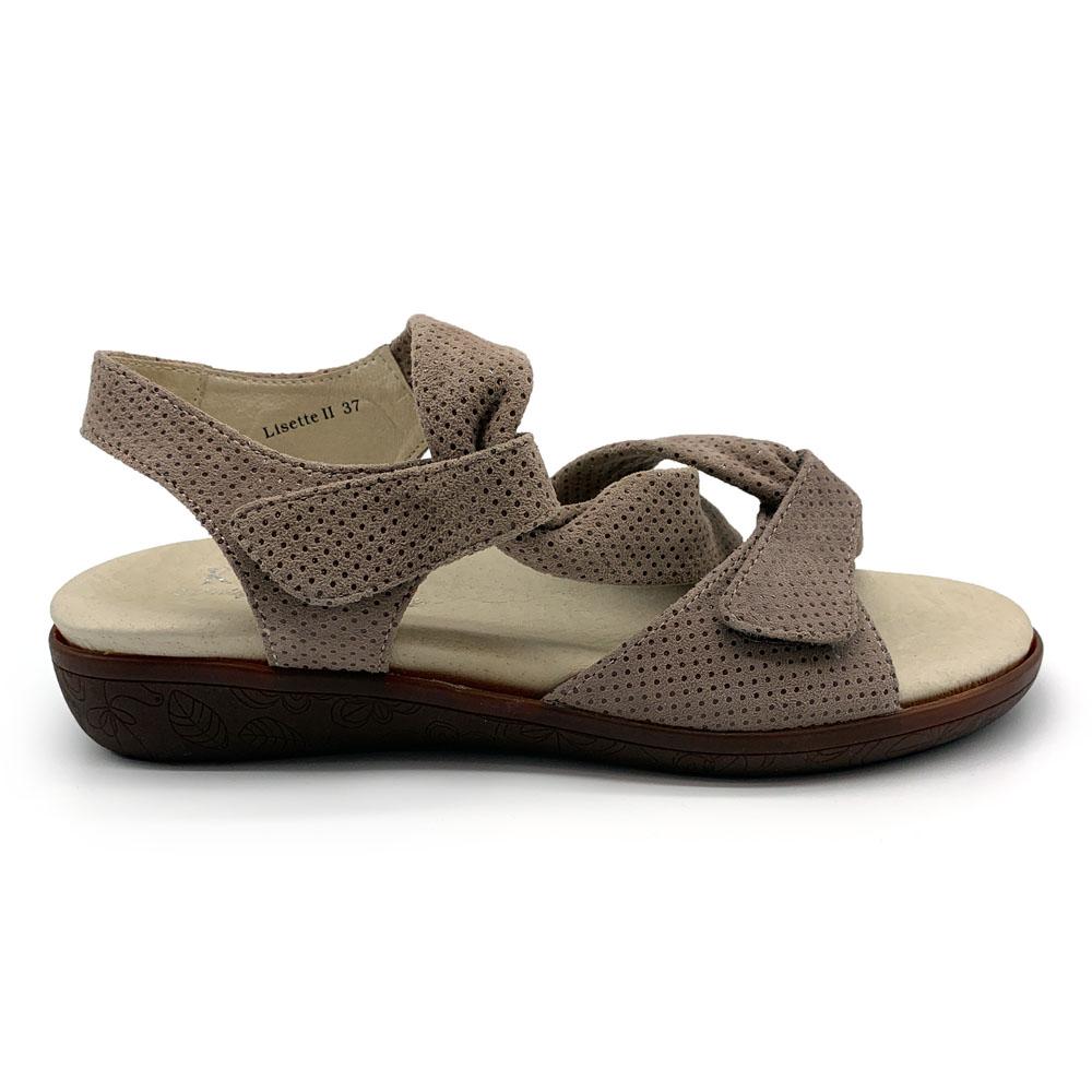 Klouds Women's Lisette 2 Taupe Polka Natural Fit Footwear