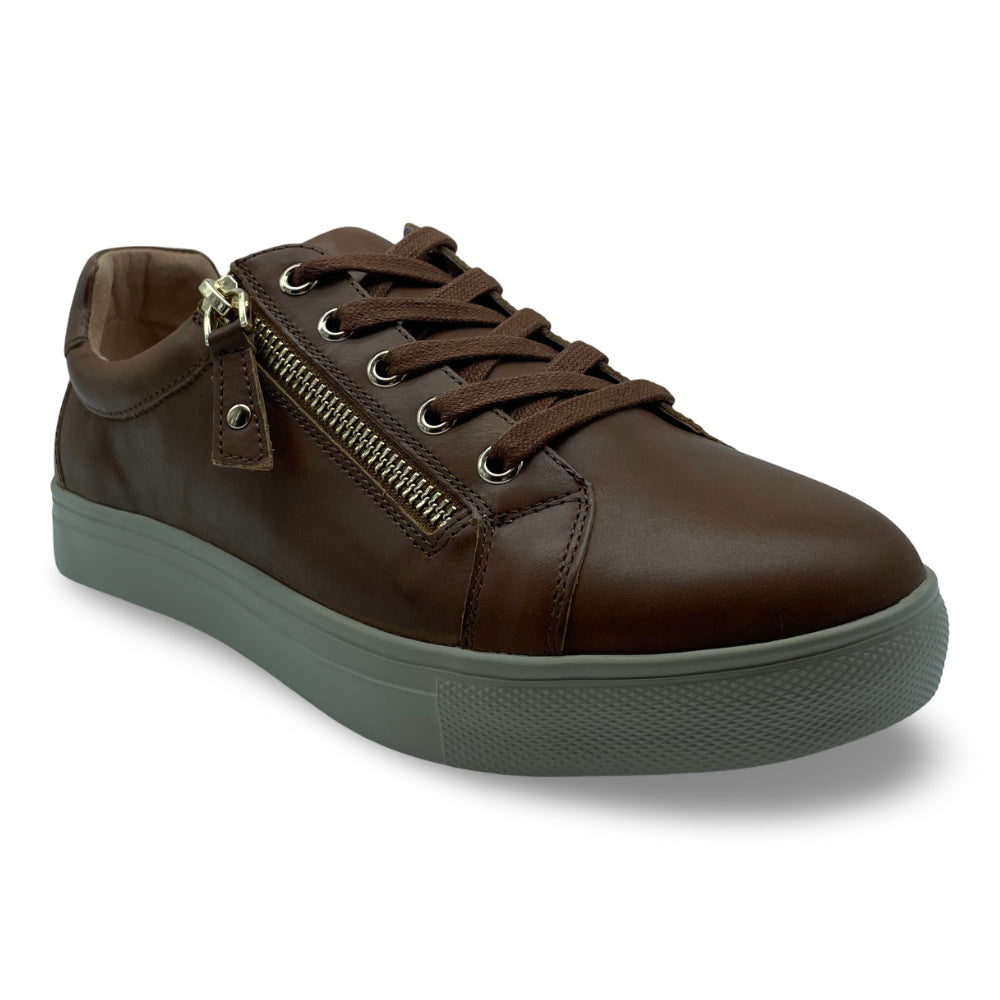 Klouds Women's Cara Plain Burnished Warm Cognac