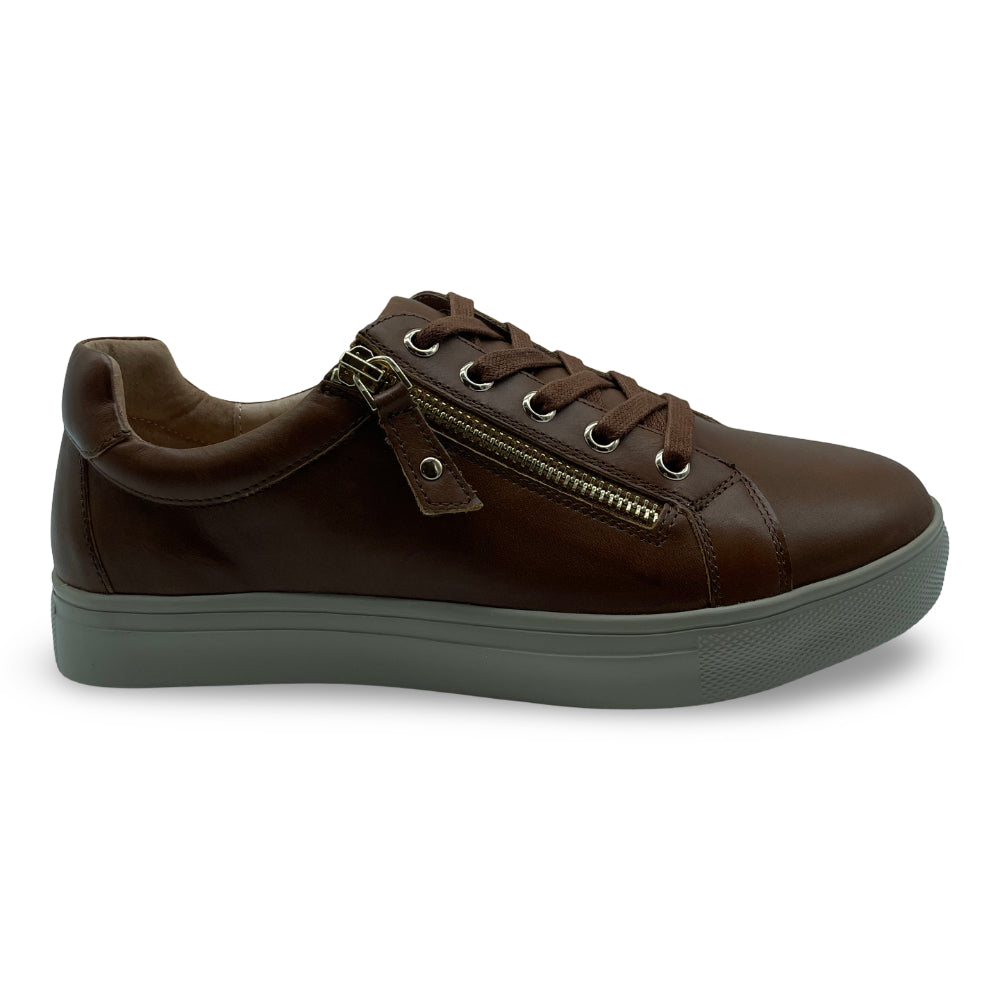 Klouds Women's Cara Plain Burnished Warm Cognac