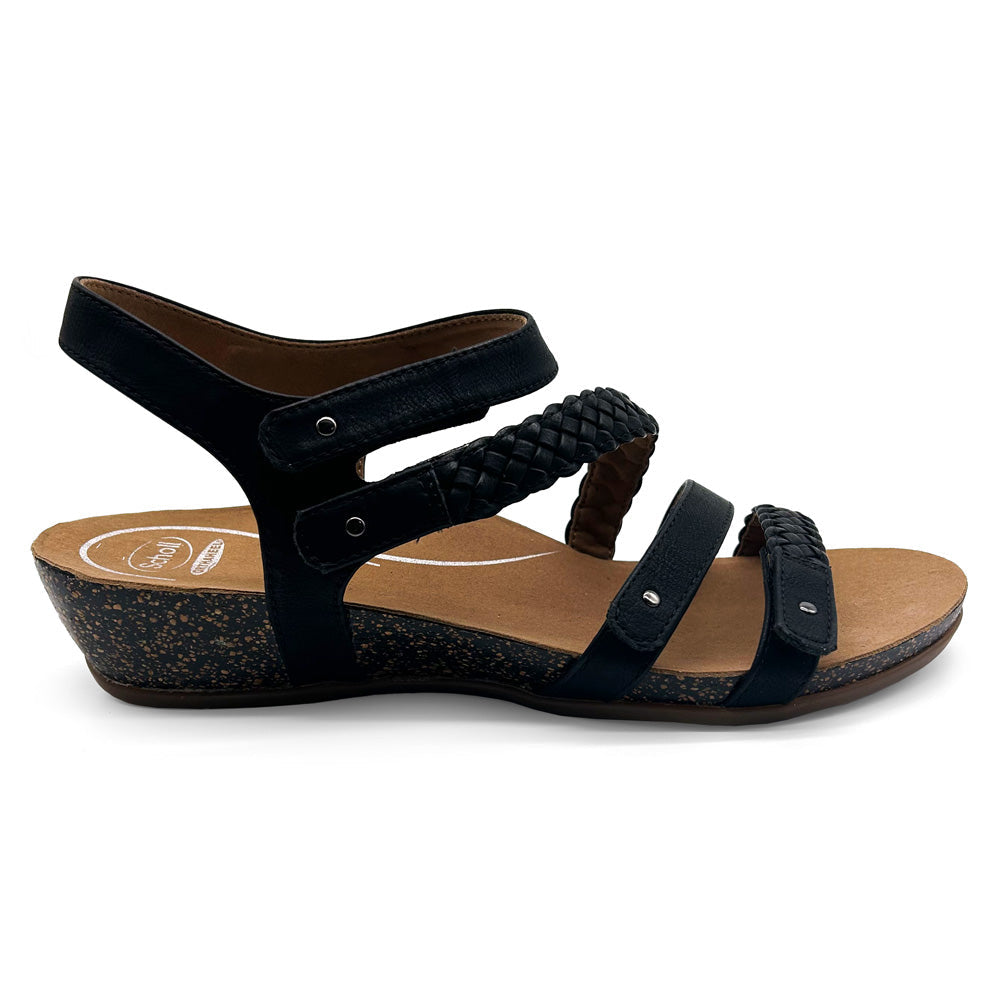 Scholl Orthaheel Women's Josie Black