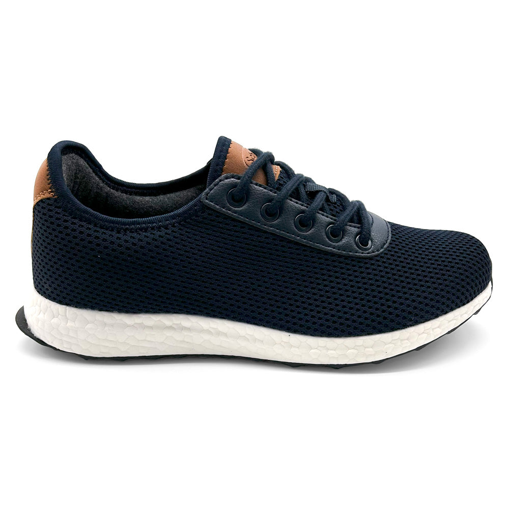 Scholl Orthaheel Men's Freddie Navy Natural Fit Footwear