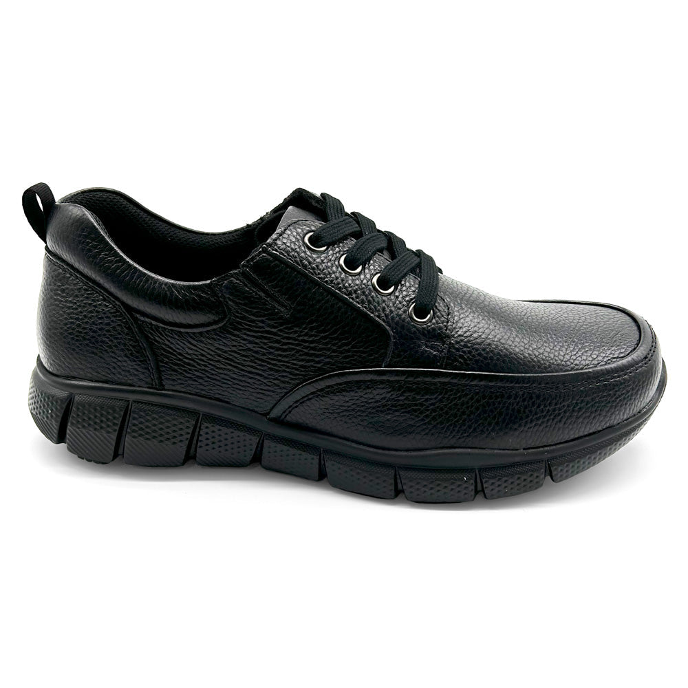 Scholl Orthaheel Men's Jackson Black Natural Fit Footwear