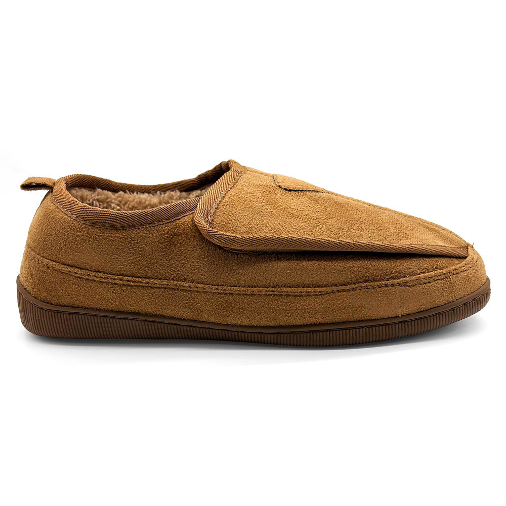 Scholl Orthaheel Unisex Ez-on Slipper Tan Natural Fit Footwear
