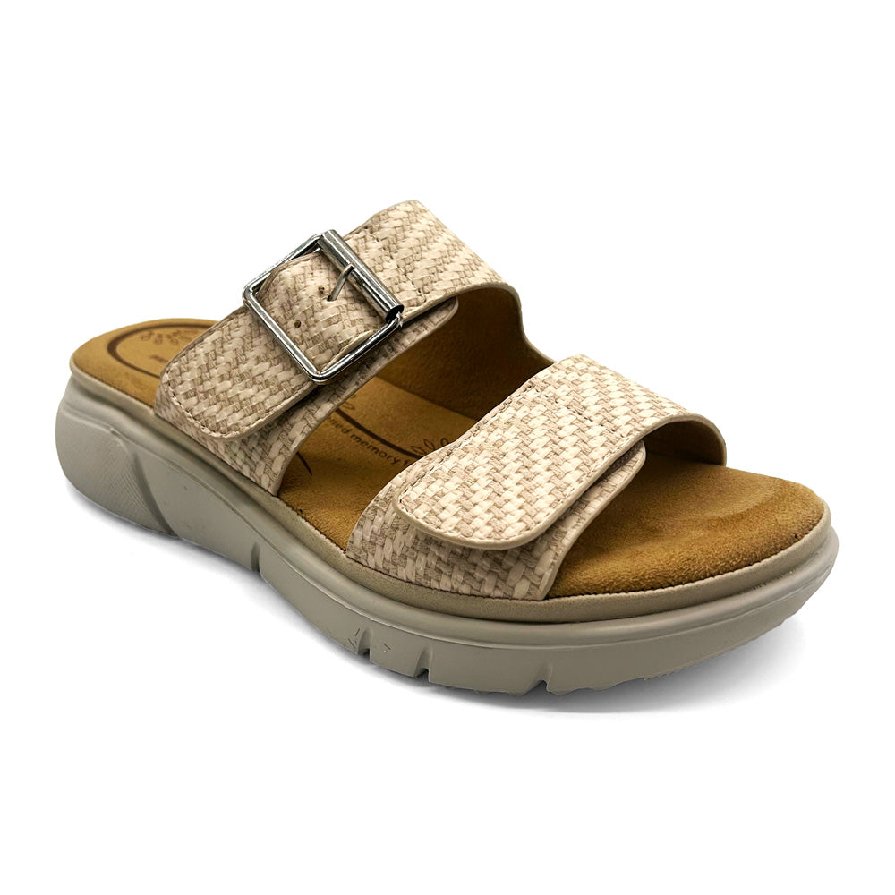 Scholl Orthaheel Women's Rage Beige Raffia