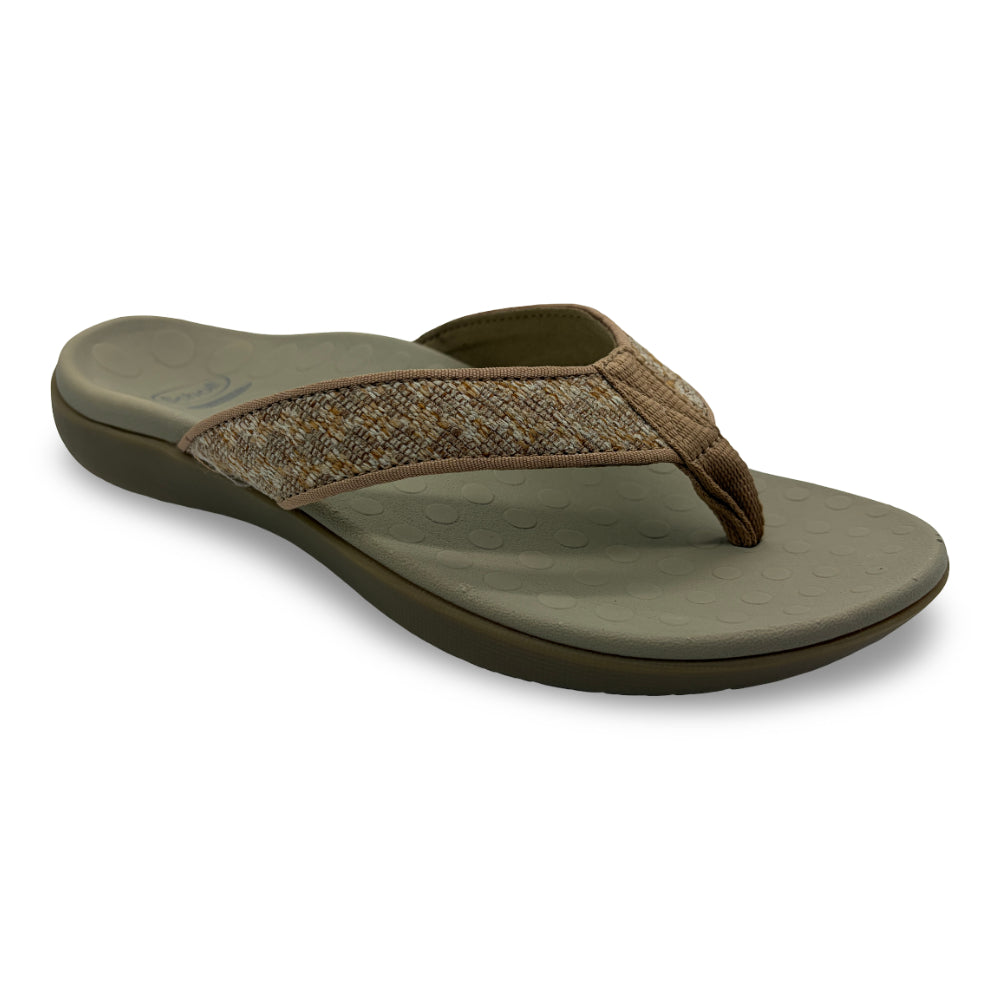 Scholl Orthaheel Women's Sonoma Jacquard Taupe Multi