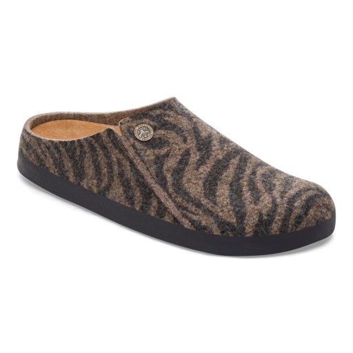 Birkenstock Women's Zermatt Zebra Toffee Melange Wool Felt Regular