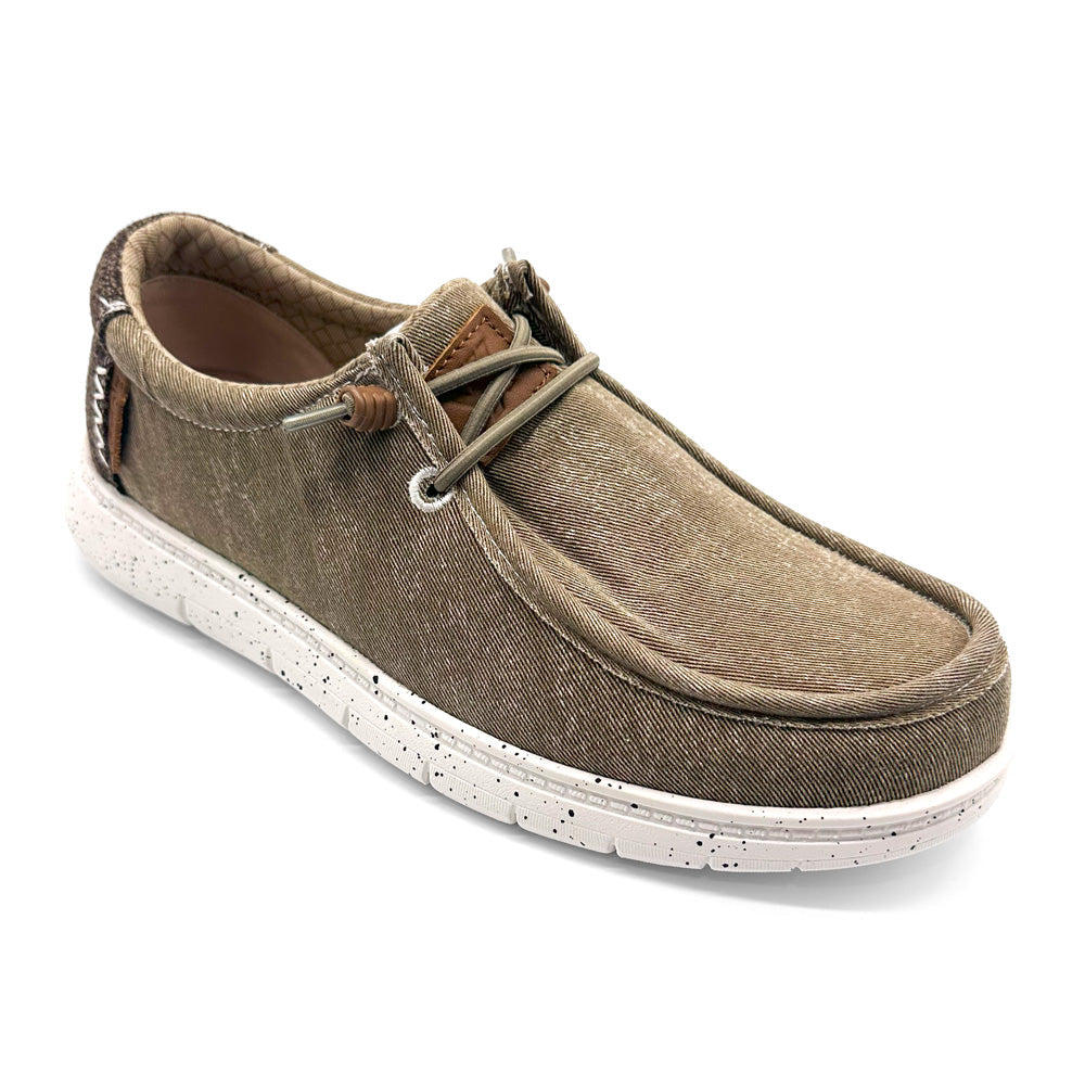 VitaSole Men's Hipster Taupe Natural Fit Footwear