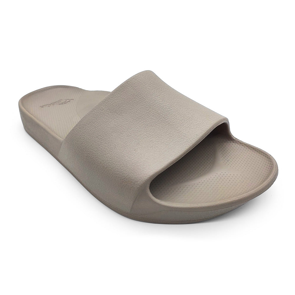 Archies Arch Support Slides Taupe  Natural Fit Footwear