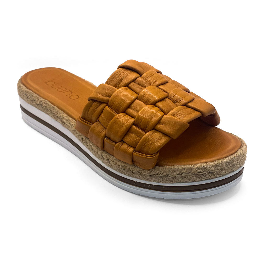 Bueno Women's Alina Weave Coconut  Natural Fit Footwear