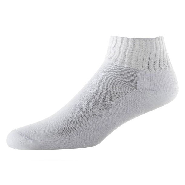 Lightfeet Diabetic Mini Crew Sock White  Natural Fit Footwear