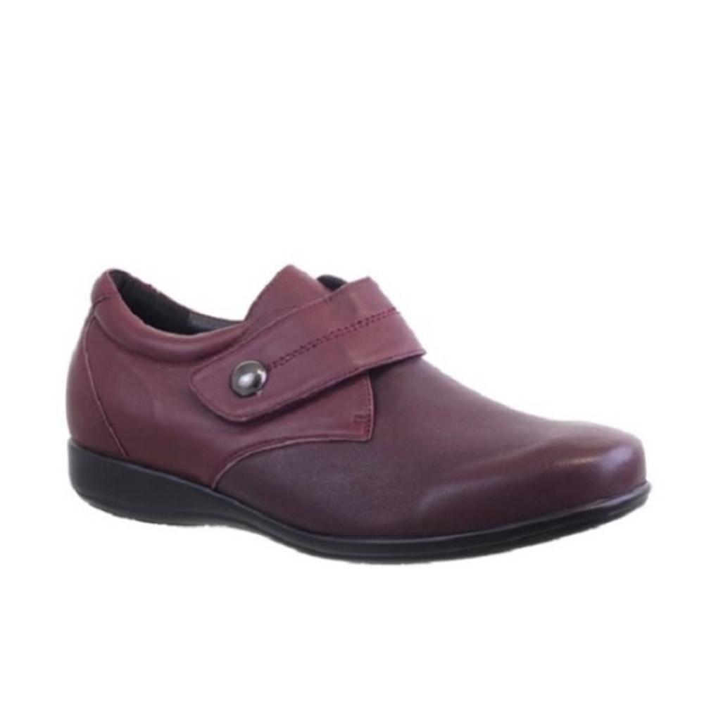 Klouds Women's Whisper Plain Wine Stretch  Natural Fit Footwear