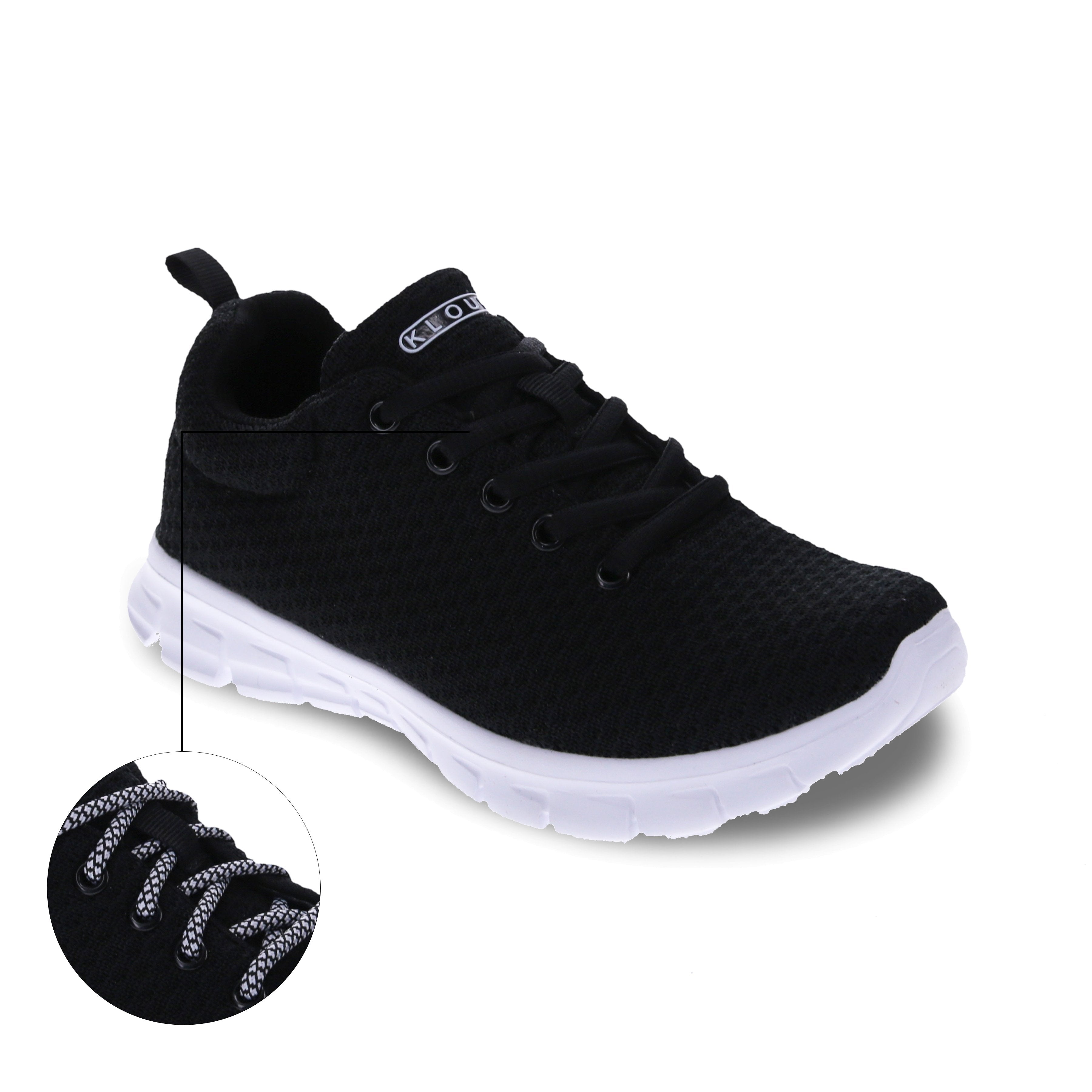 Klouds Women's Kross Sport Black  Natural Fit Footwear