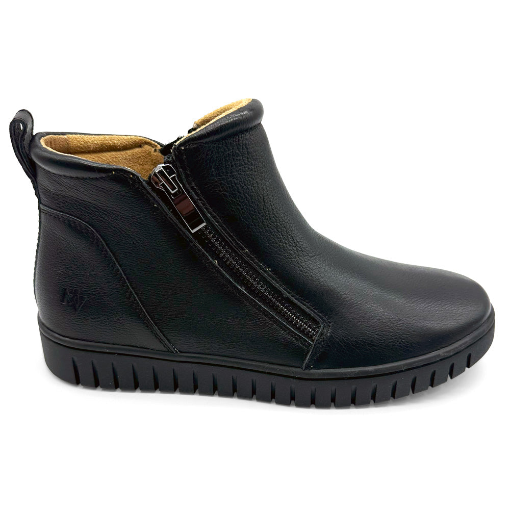 Mia Vita Women's Leni Black  Natural Fit Footwear