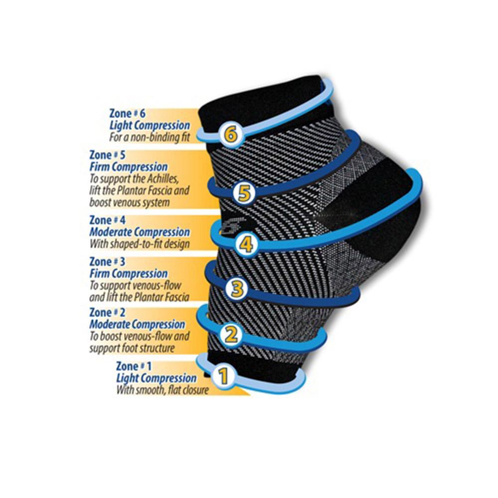 OS1st FS6 Footsleeve Black  Natural Fit Footwear