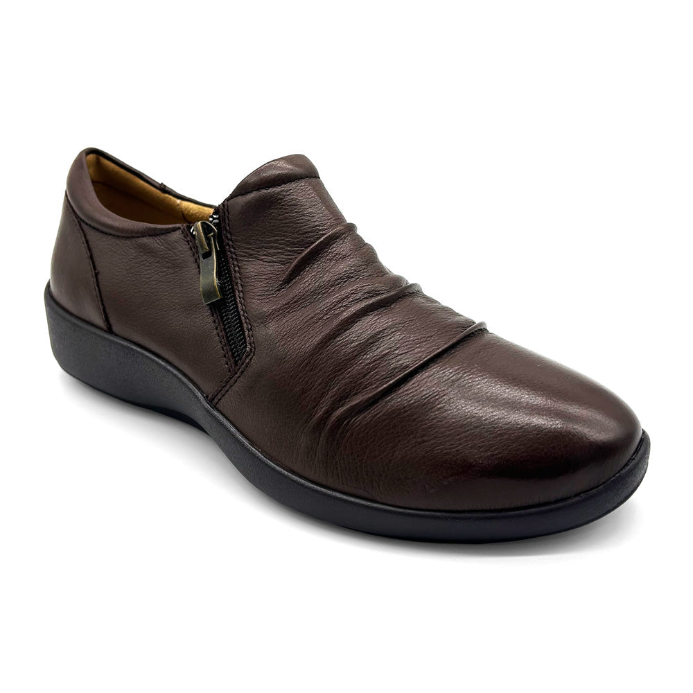 Scholl Orthaheel Women's Katina Chocolate  Natural Fit Footwear