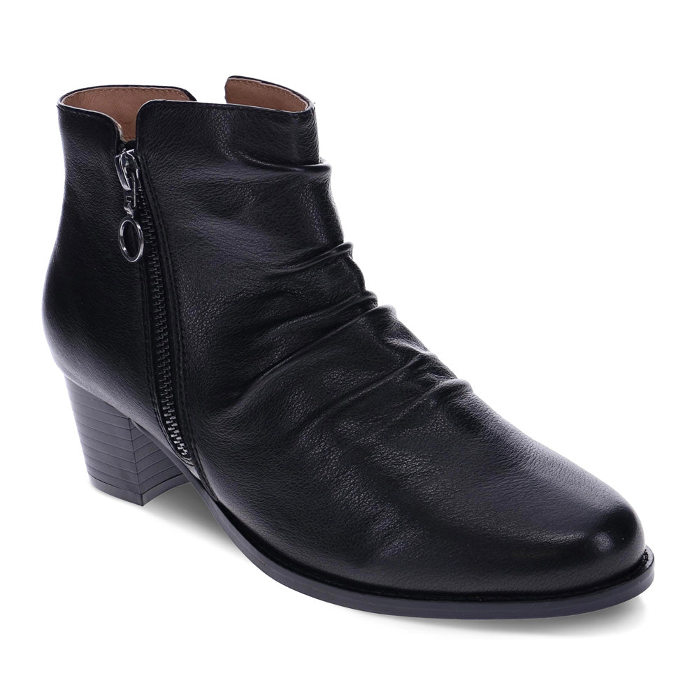 Scholl Orthaheel Women's Haley Black  Natural Fit Footwear