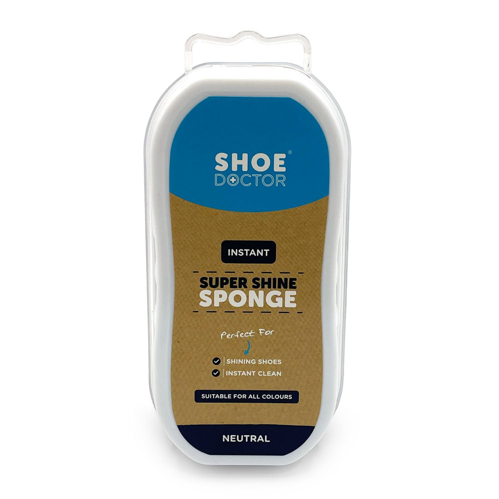 Shoe Doctor Instant Supershine Sponge Neutral  Natural Fit Footwear