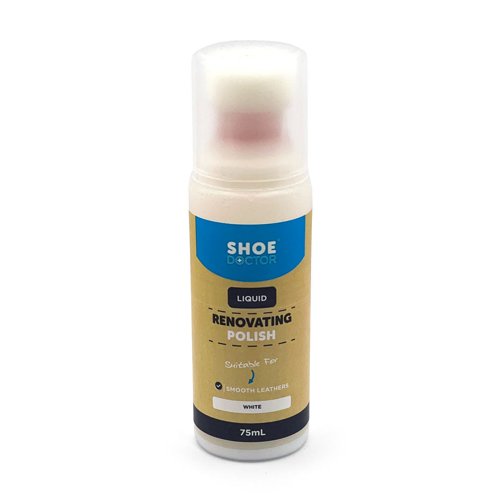 Shoe Doctor Liquid Renevating Polish 75ml White  Natural Fit Footwear