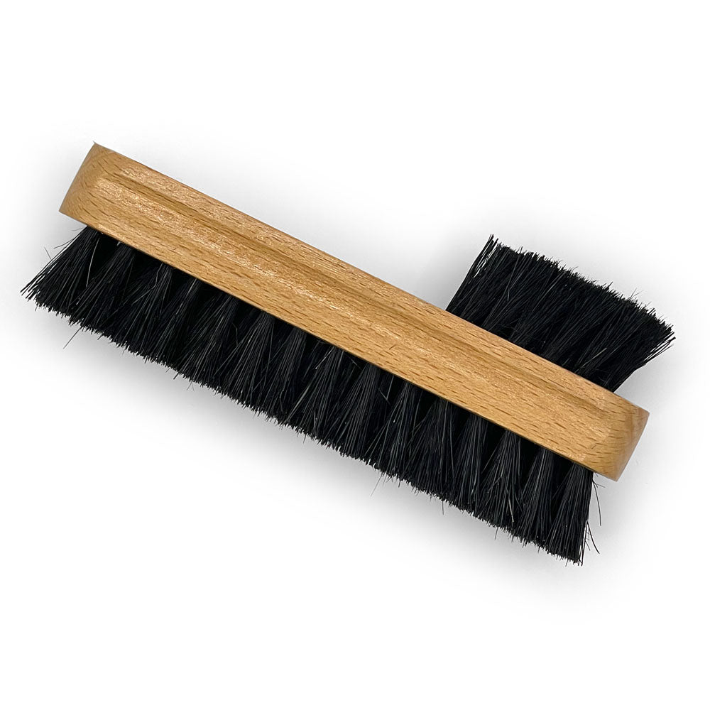 Shoe Doctor Shoe Brush Twin Tuffted Black  Natural Fit Footwear