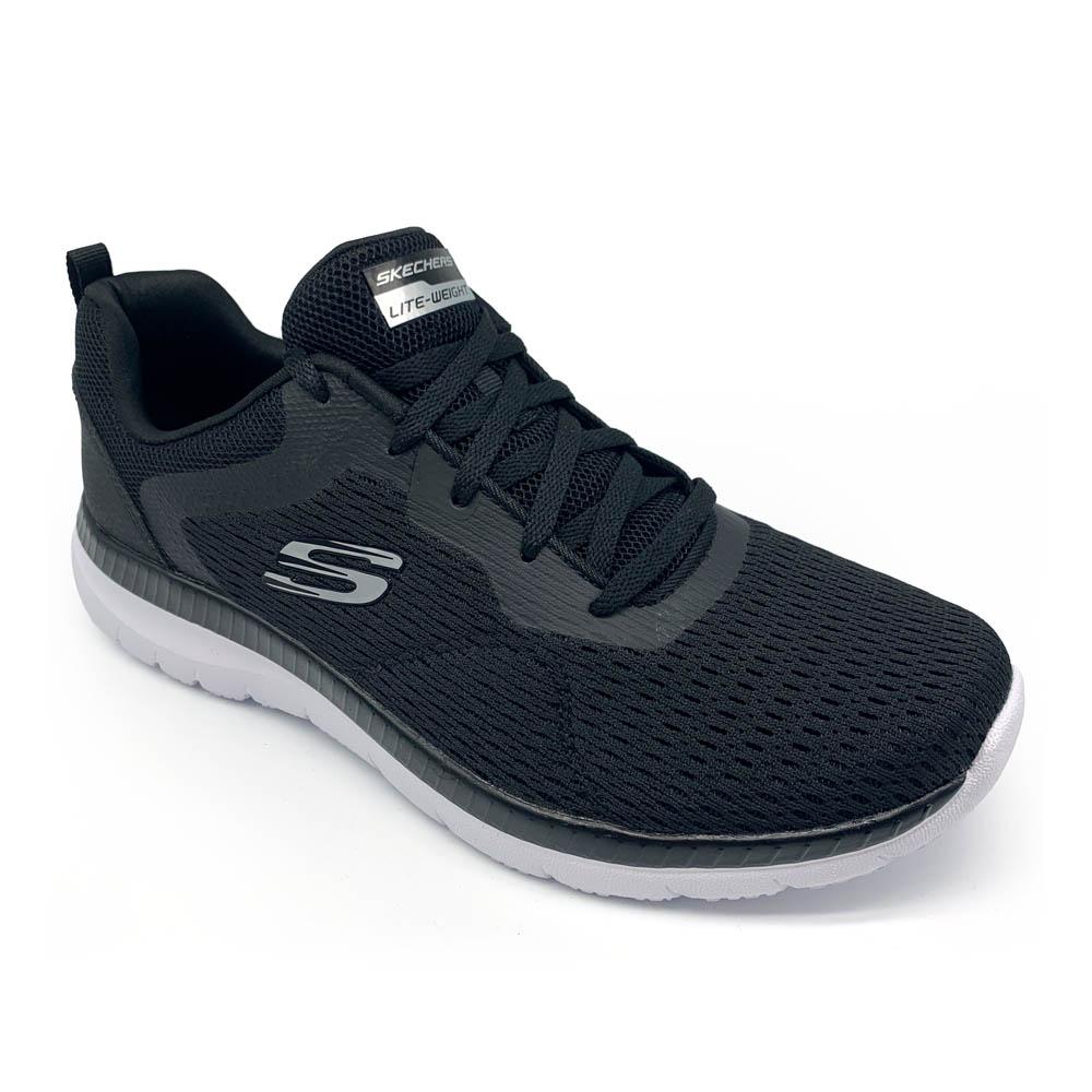 Skechers Women's Bountiful - Quick Path Black/White  Natural Fit Footwear