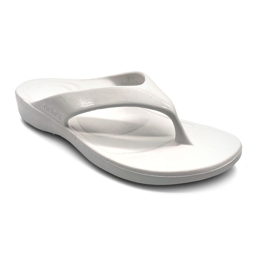 Aetrex Women's Maui White  Natural Fit Footwear