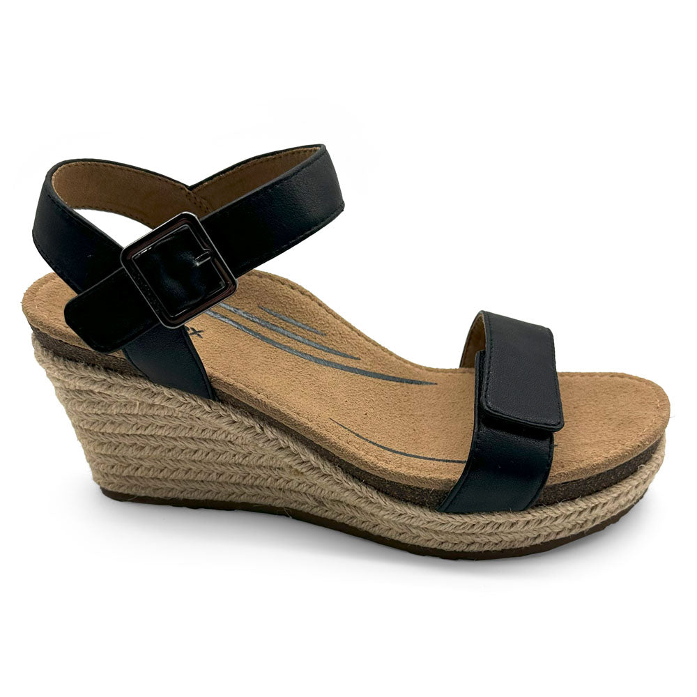 Aetrex Women's Sydney Black  Natural Fit Footwear