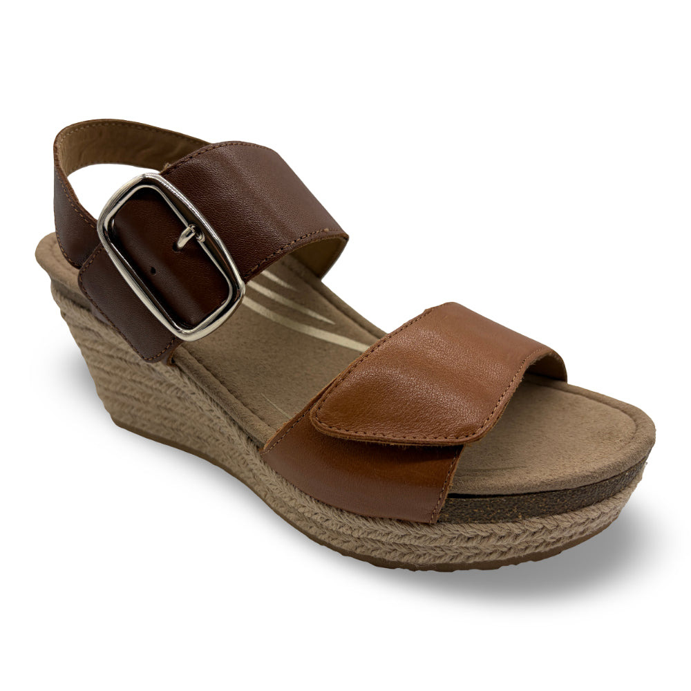 Aetrex Women's Ashley Cognac Multi