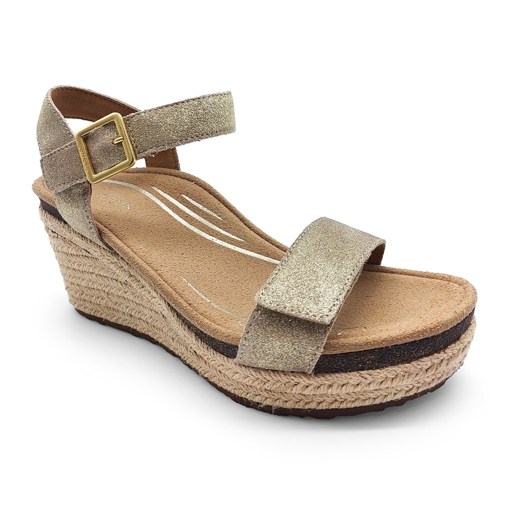 Aetrex Women's Sydney Champaigne  Natural Fit Footwear