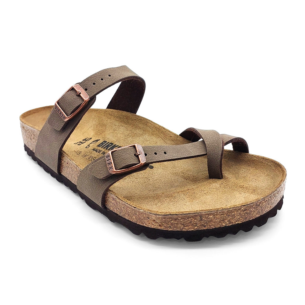 Birkenstock Mayari BirkiBuc Mocca  Natural Fit Footwear